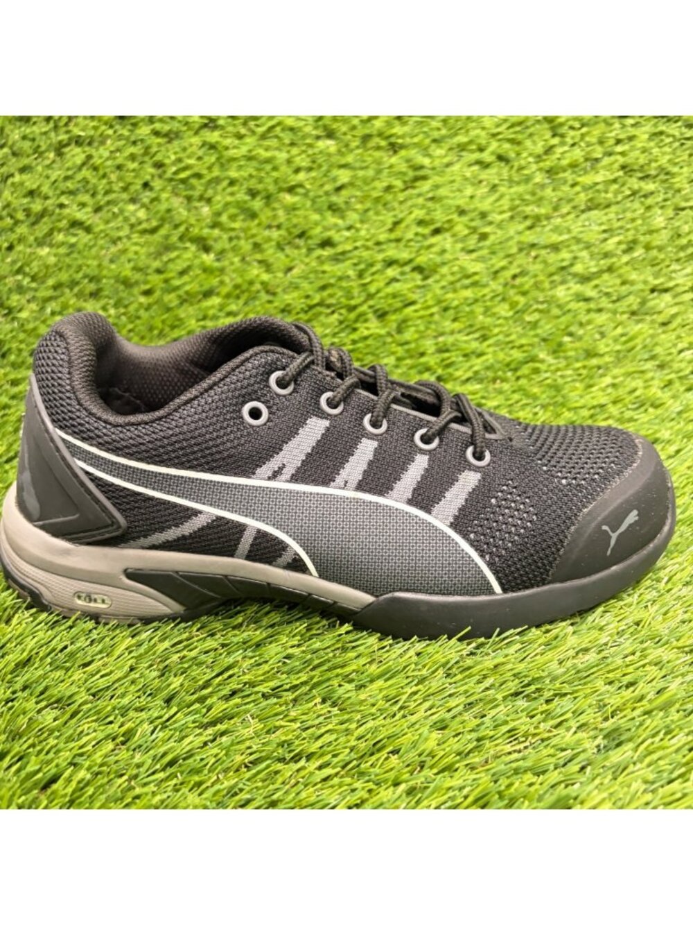 Puma Celerity Knit SD Womens Size 7.5 Black Black Steel Toe Safety Work Shoes